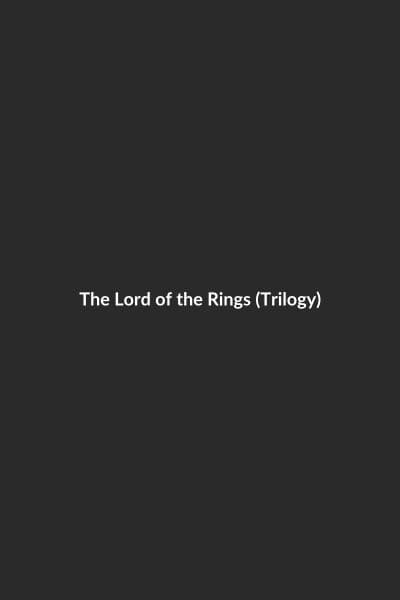 The Lord of the Rings (Trilogy) poster