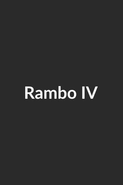 Rambo IV poster